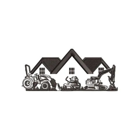 Agriculture Hub Embroidery Design