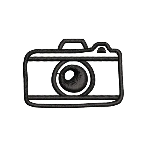 Camera Embroidery Design