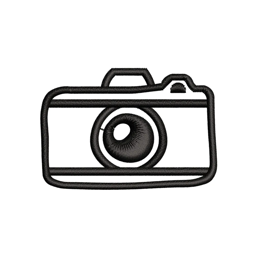 Camera Embroidery Design