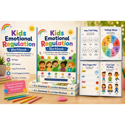 Kids Emotional Regulation Workbook