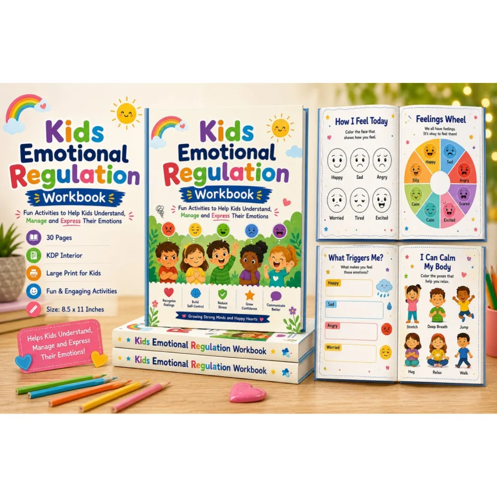 Kids Emotional Regulation Workbook
