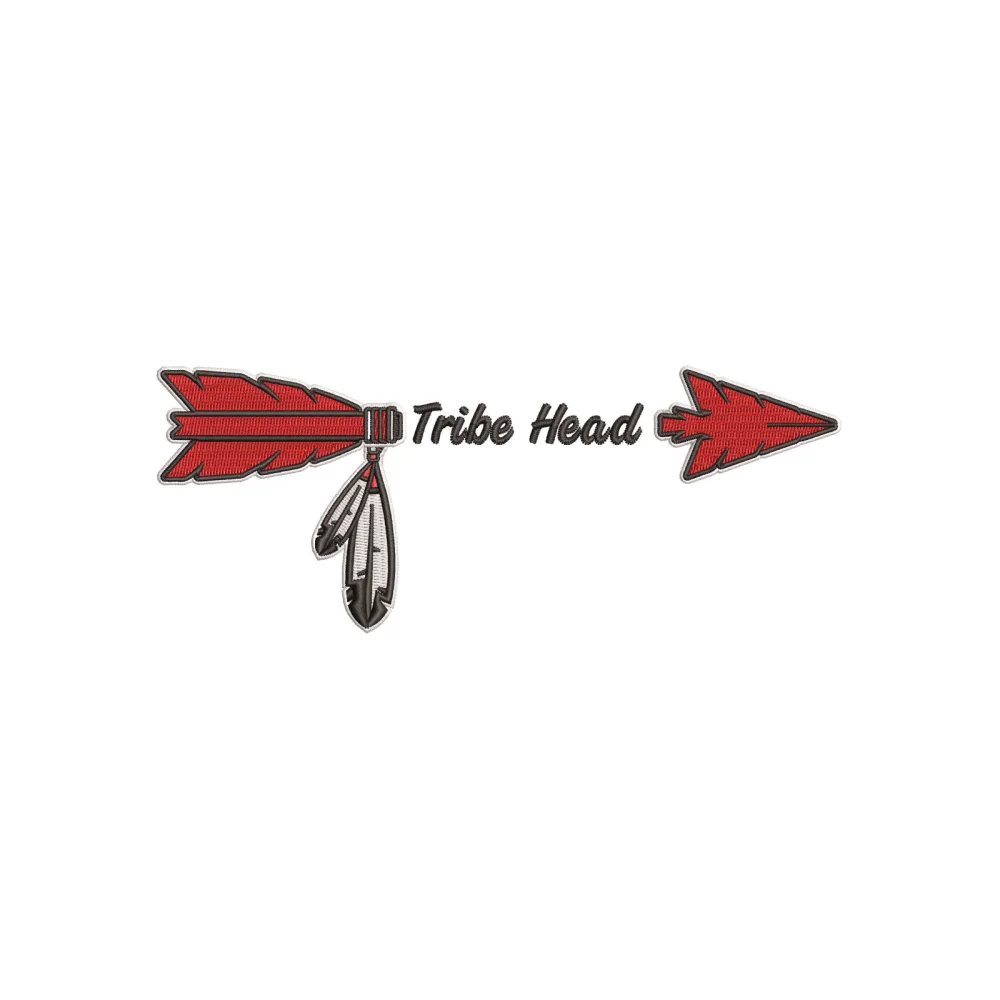 Head Tribe Embroidery Design
