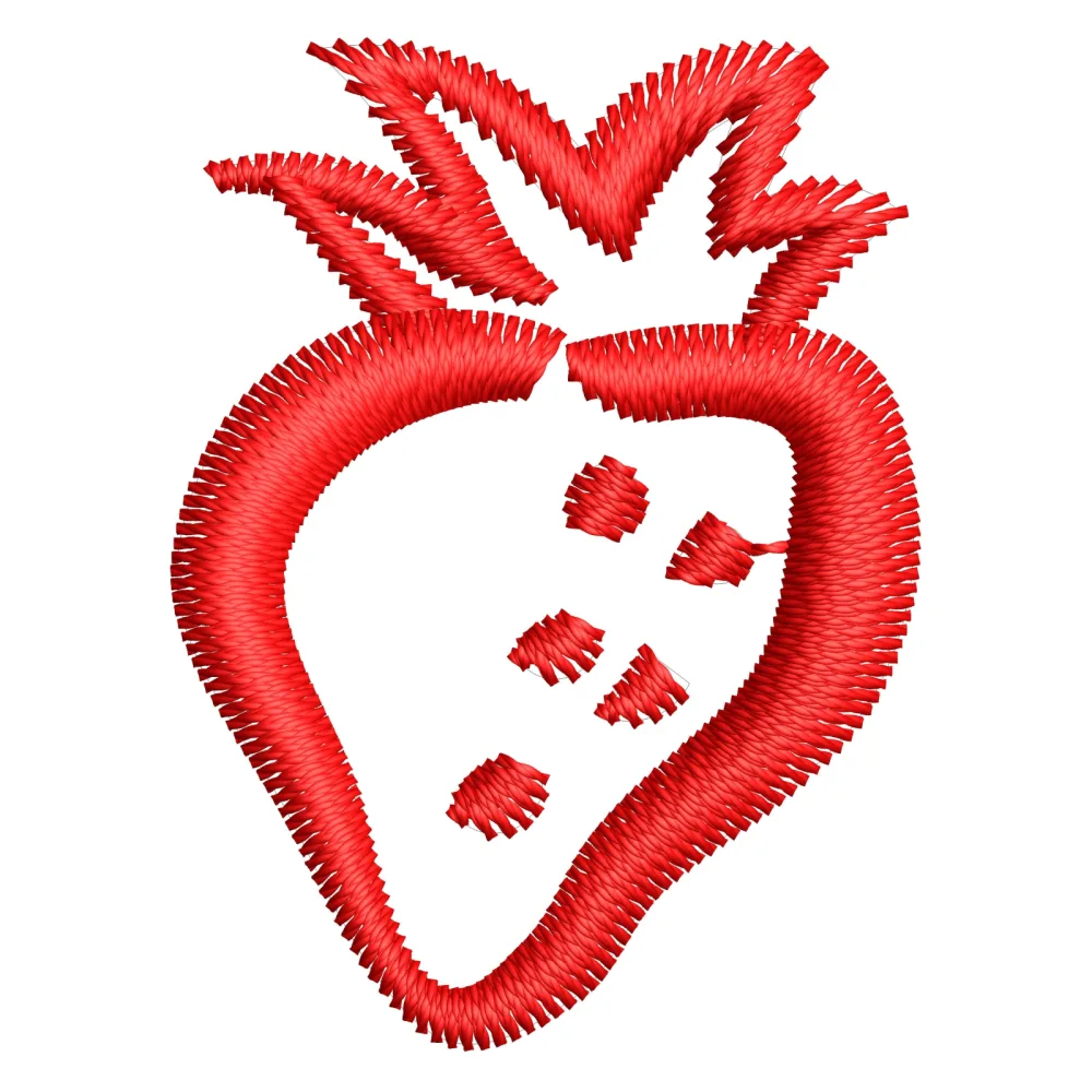 Strawberry Embroidery Design