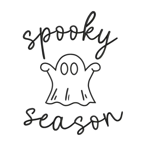 Spooky Embroidery Design