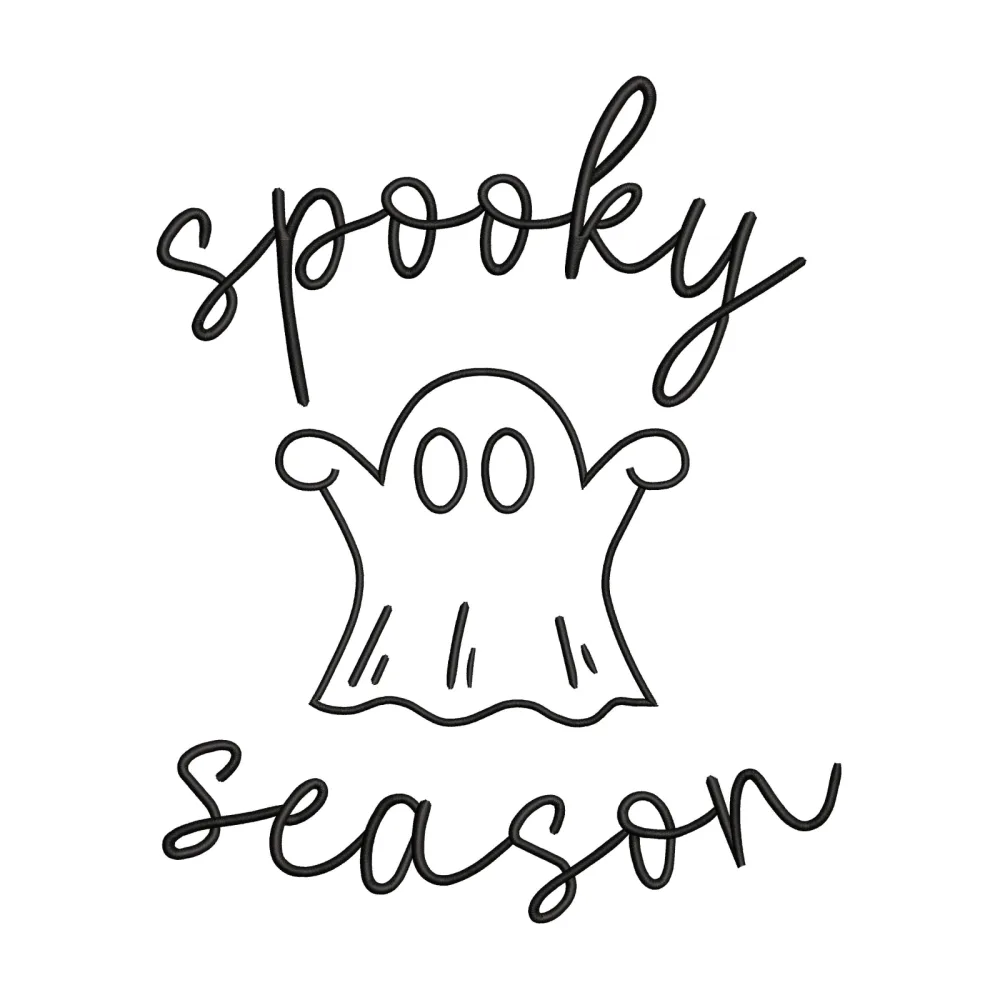 Spooky Embroidery Design