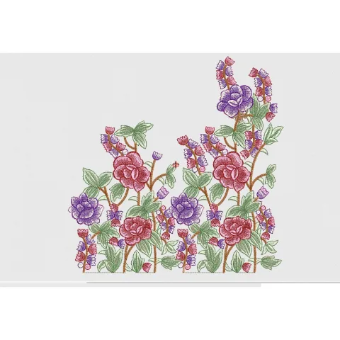 Flower Embroidery Design