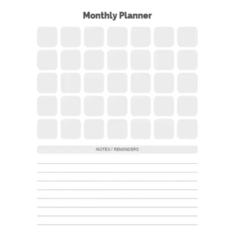 Monthly Planner Bundle