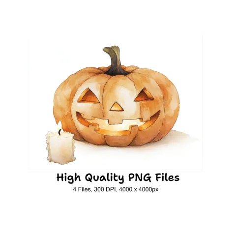 Jack Lantern Clipart Bundle