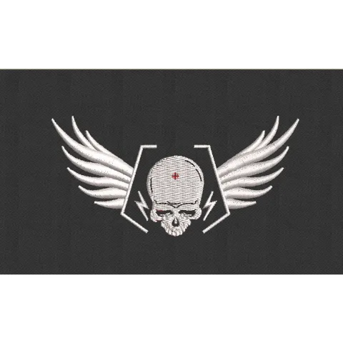 Skull Embroidery Design