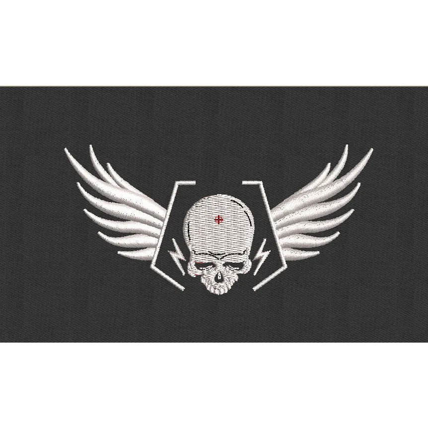 Skull Embroidery Design
