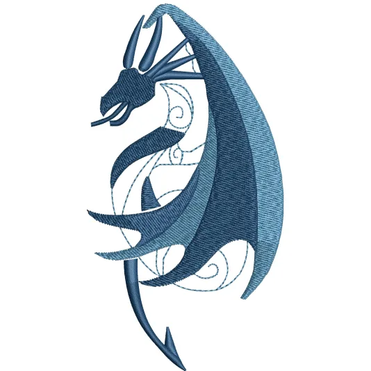 Dragon Embroidery Design