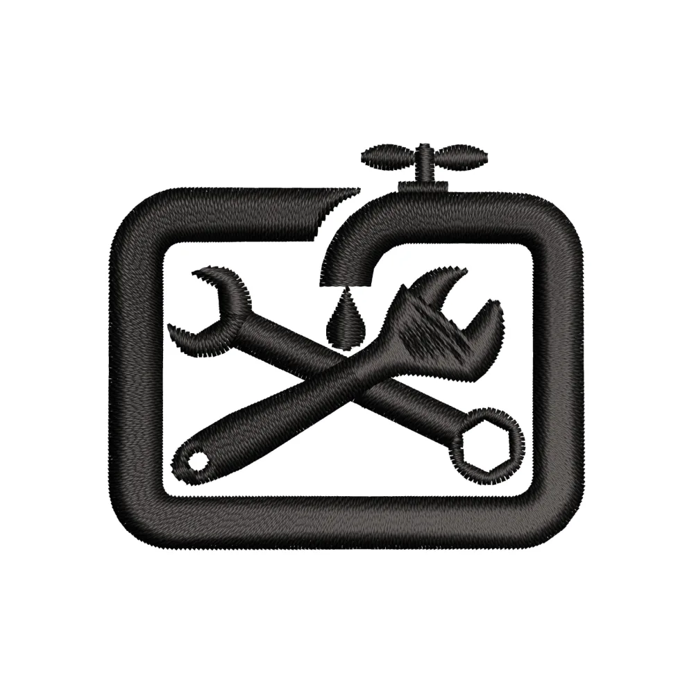 Plumbing Embroidery Design