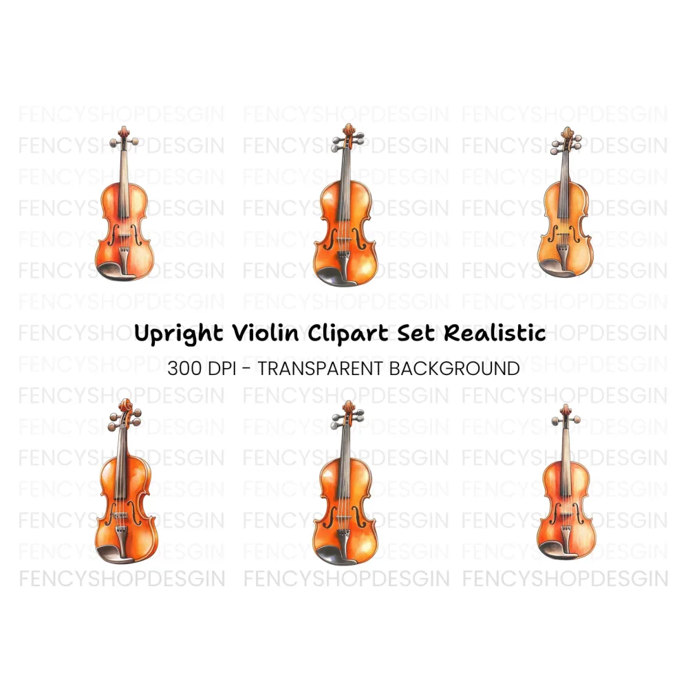 Violin Clipart Bundle