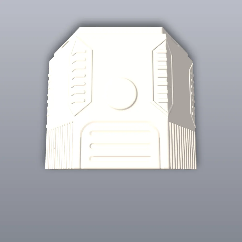 Hexagon Box Tall 3D Print STL File