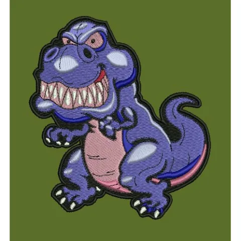 Dino Embroidery Design