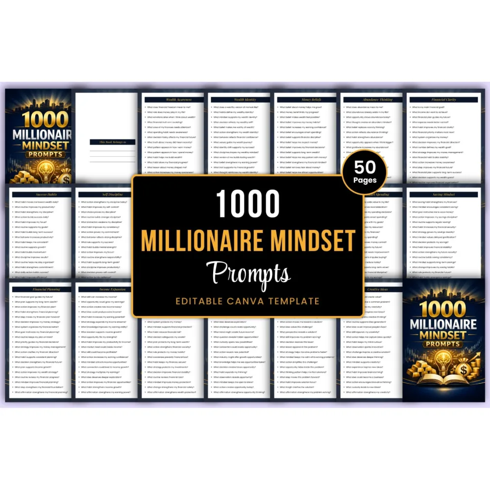 Millionaire Mindset Prompts Guide