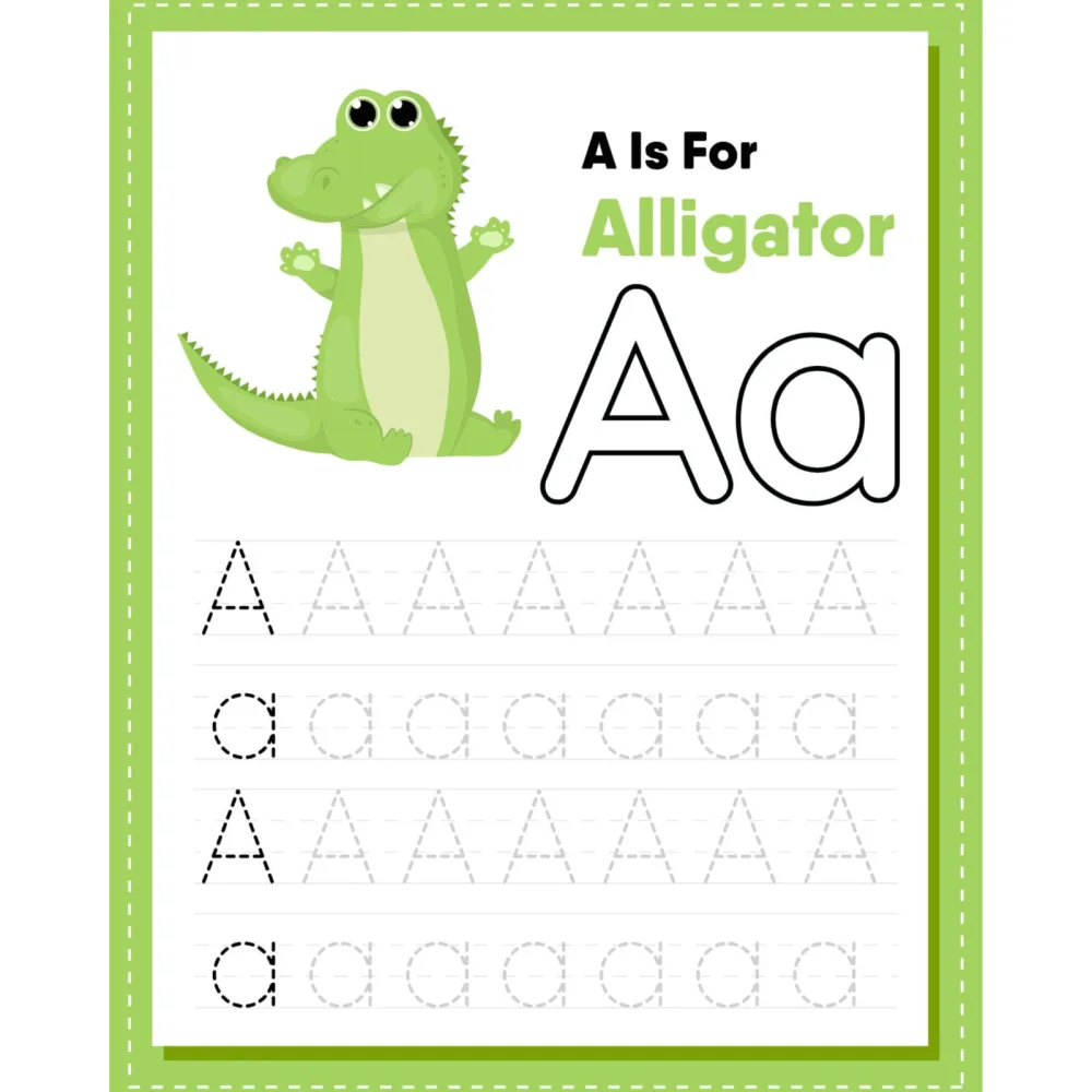 Alphabet Tracing Worksheet a Z