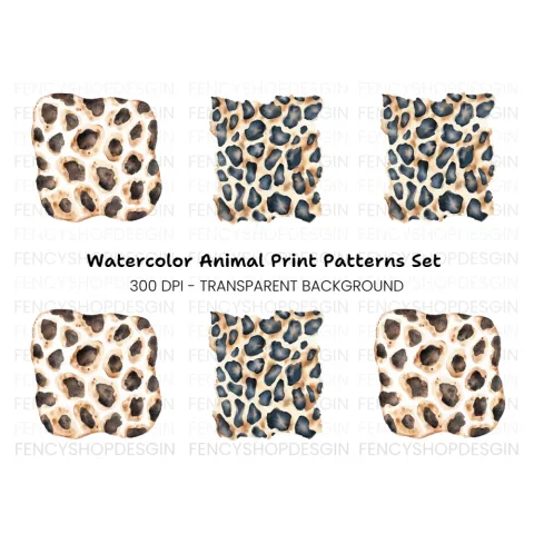 Leopard Clipart Bundle