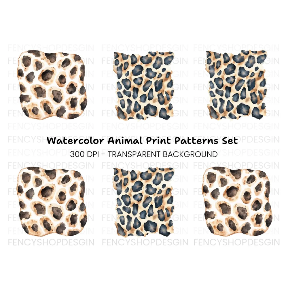 Leopard Clipart Bundle
