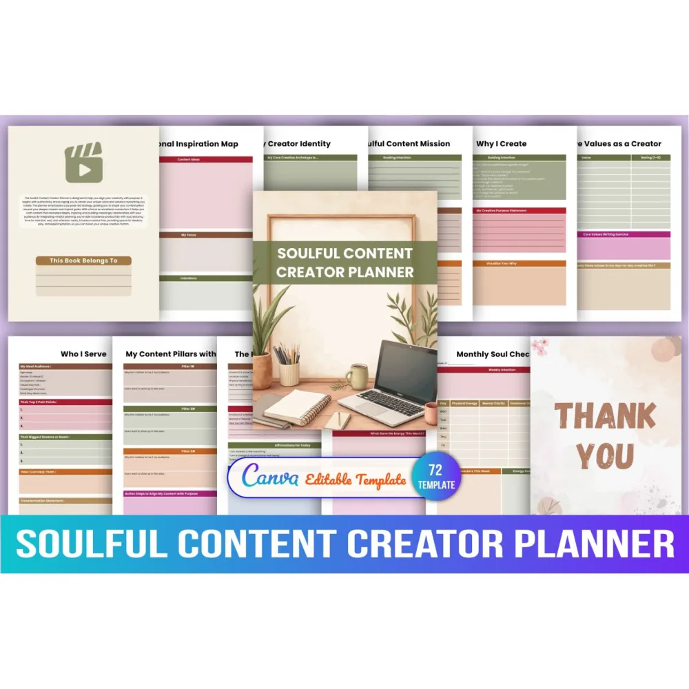 Soulful Content Creator Planner