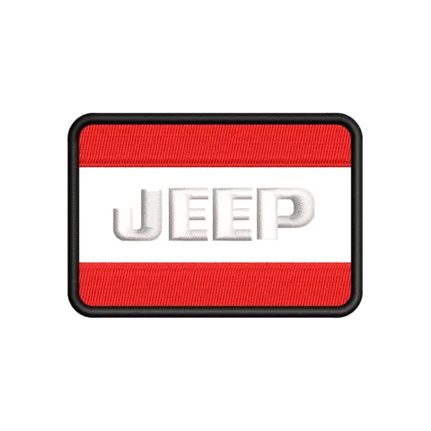 Jeep Flag Embroidery Design