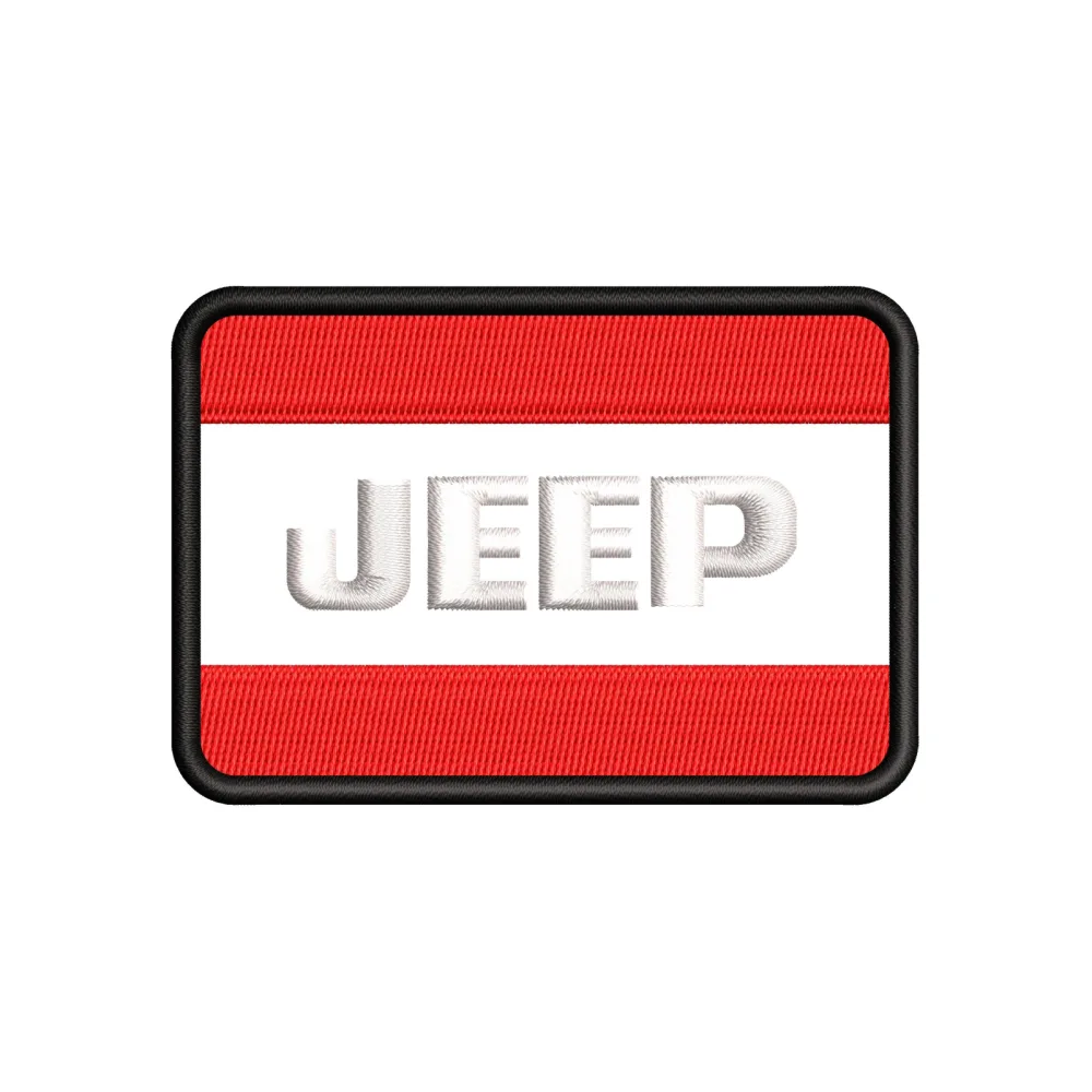Jeep Flag Embroidery Design