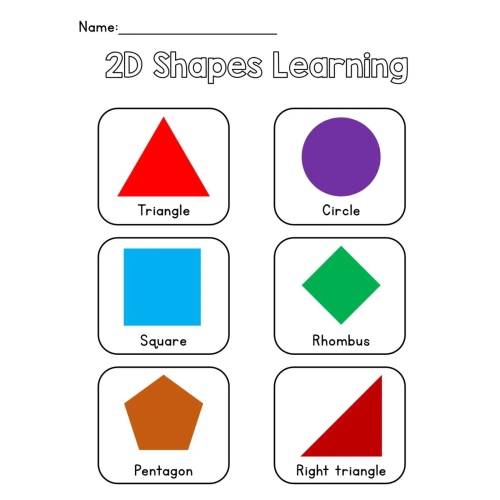 Colors and Shapes Preschool Busy Binder