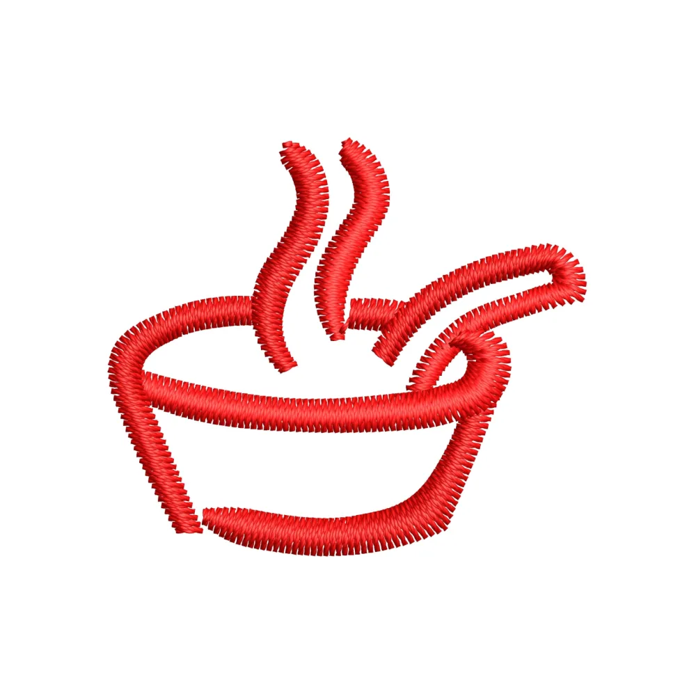 Bowl Embroidery Design