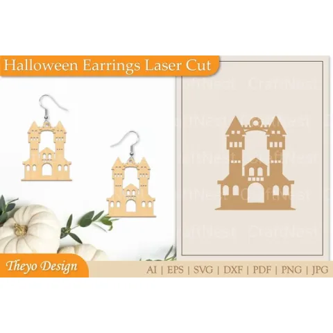 Halloween Earrings SVG Bundle