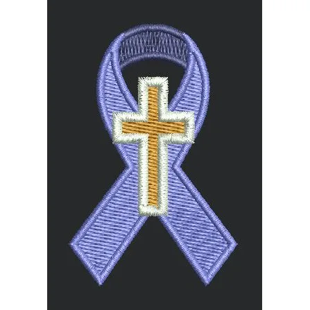 Awareness Ribbon Embroidery Design
