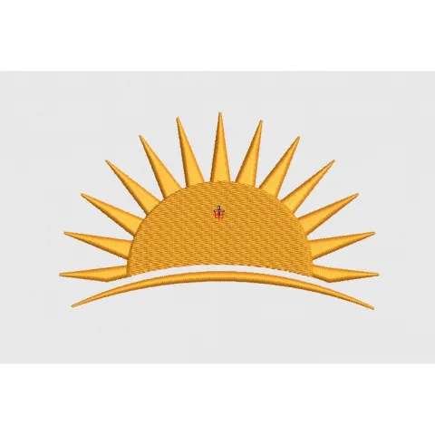 Sun Embroidery Design