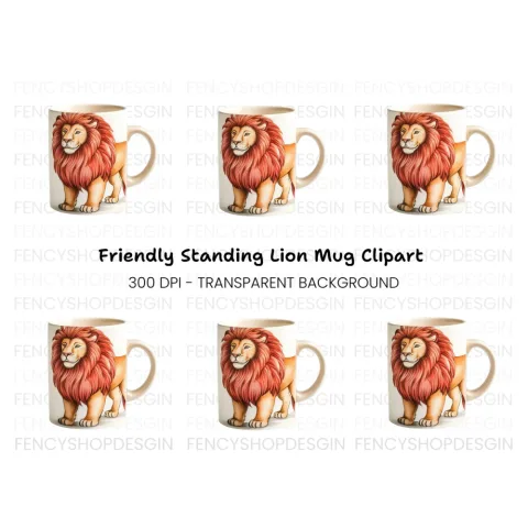 Majestic Lion Clipart Bundle for Crafts