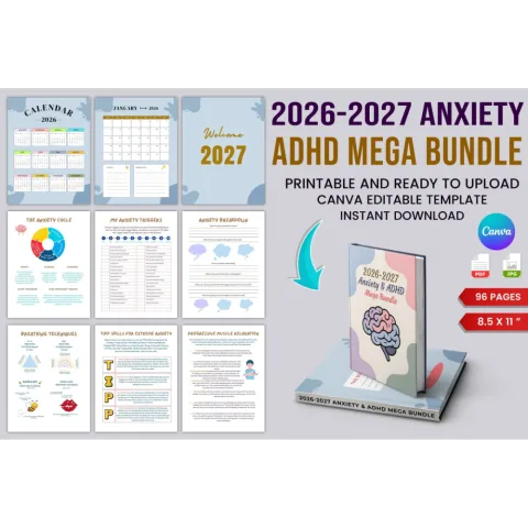 Anxiety ADHD Mega Journal