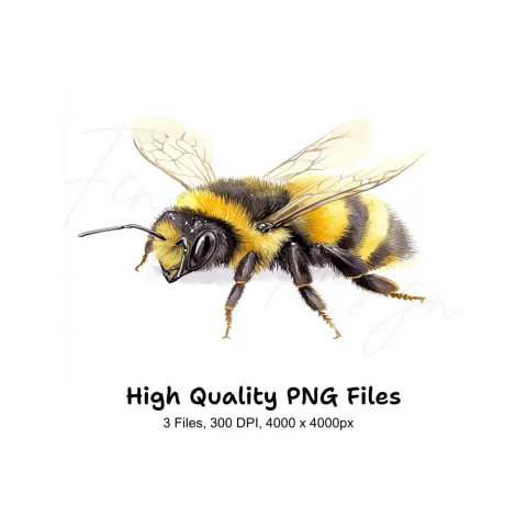 Bumblebee Clipart Bundle