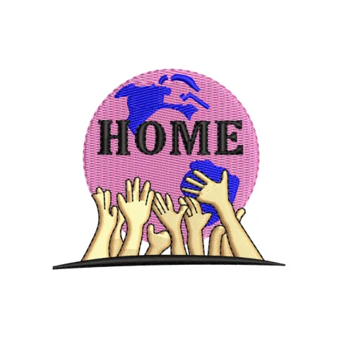 Home Hands Embroidery Design