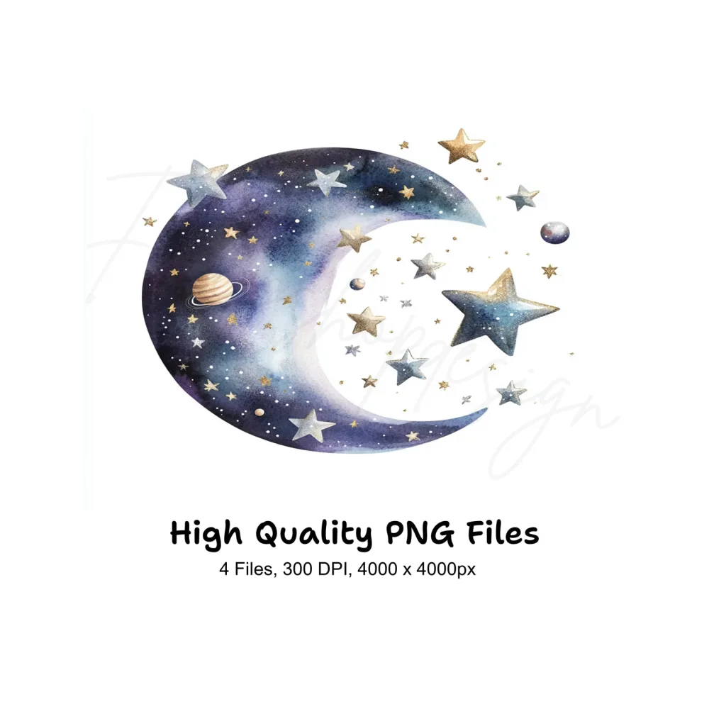Celestial Clipart Bundle
