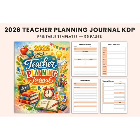 Teacher Planning Journal for Effective Organization