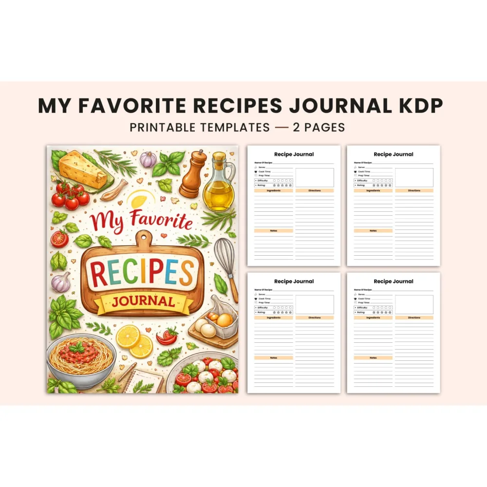 My Favorite Recipes Journal