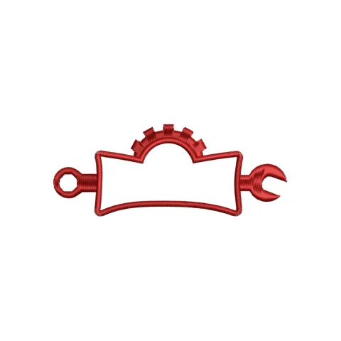 Mechanic Sign Embroidery Design