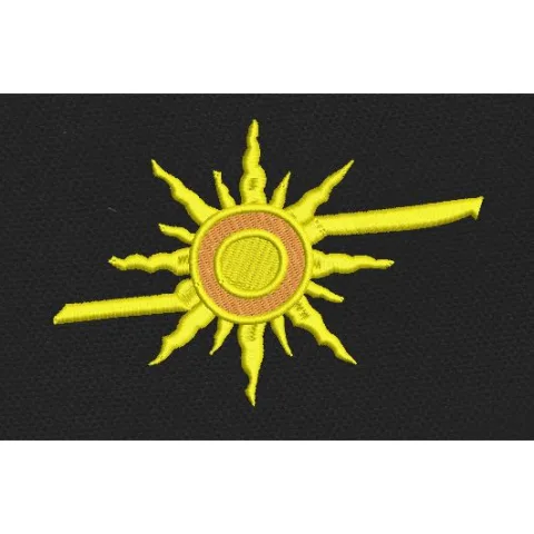 Sun Embroidery Design