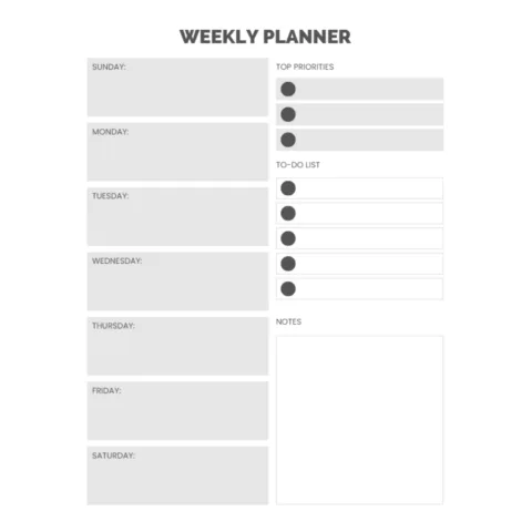 Weekly Planner Bundle