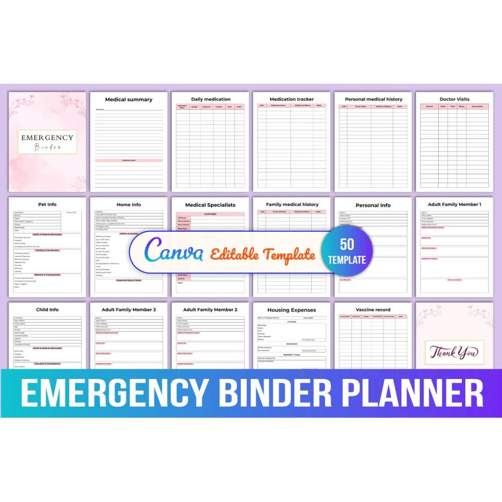 EREPLACEncy Binder Planner Guide