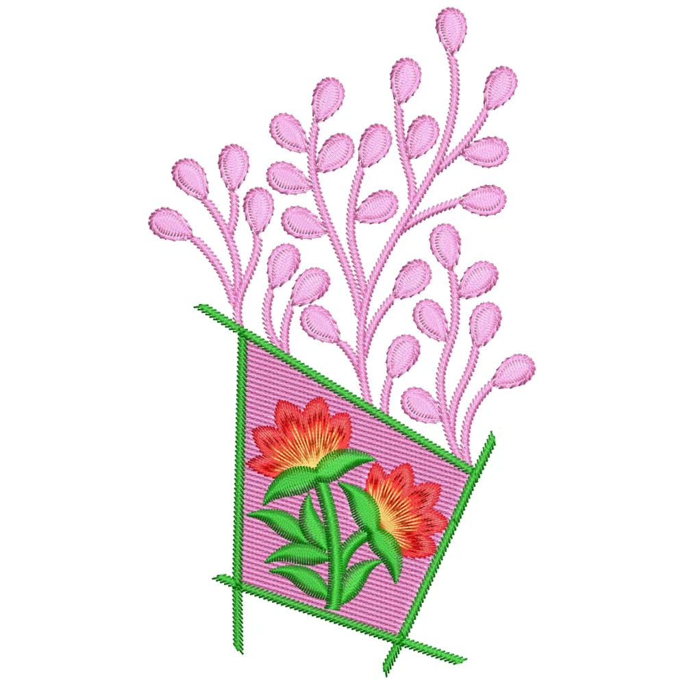 Geo Symmetry Embroidery Design