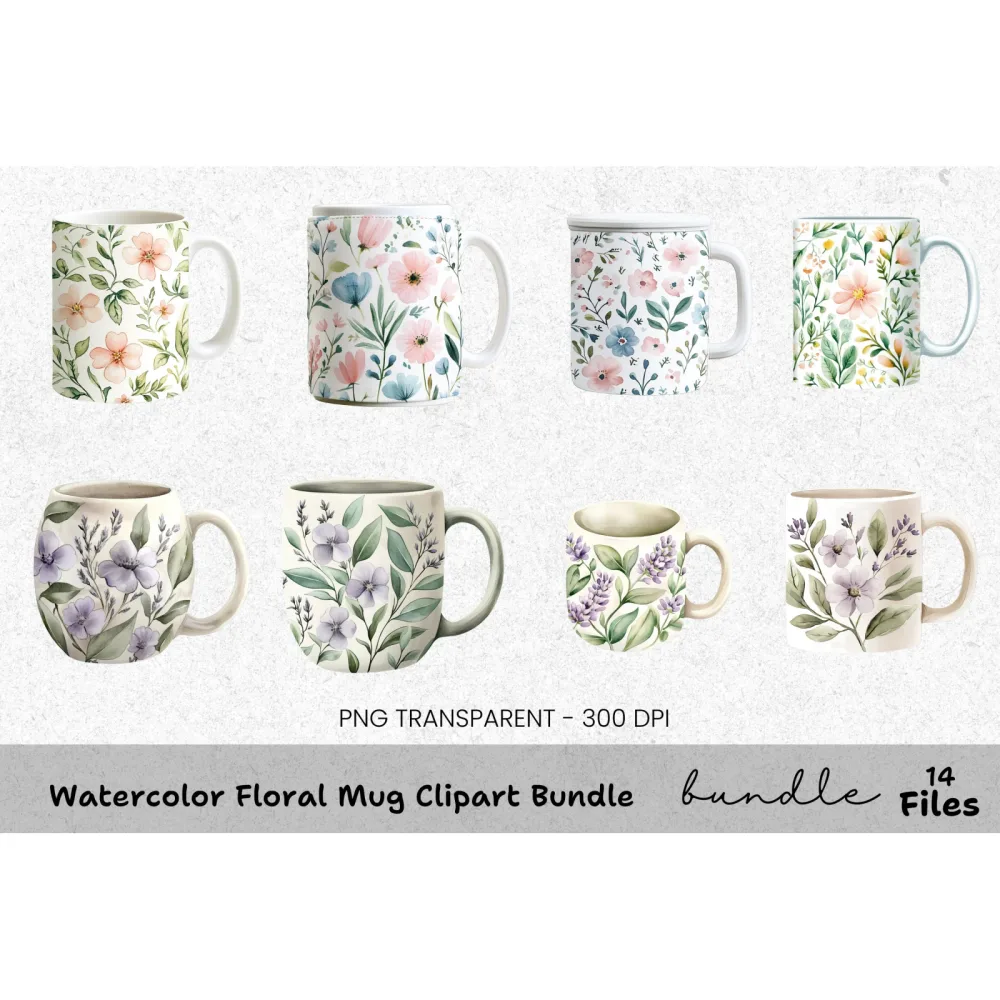 Floral Clipart Bundle