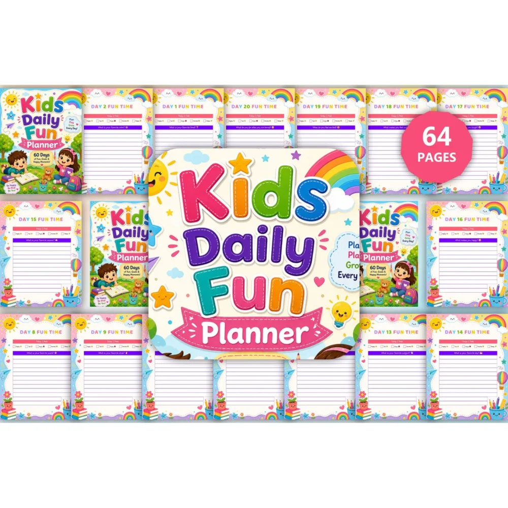 Kids Daily Fun Planner