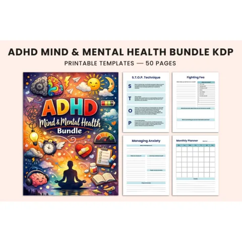 ADHD Mind Mental Health Planner