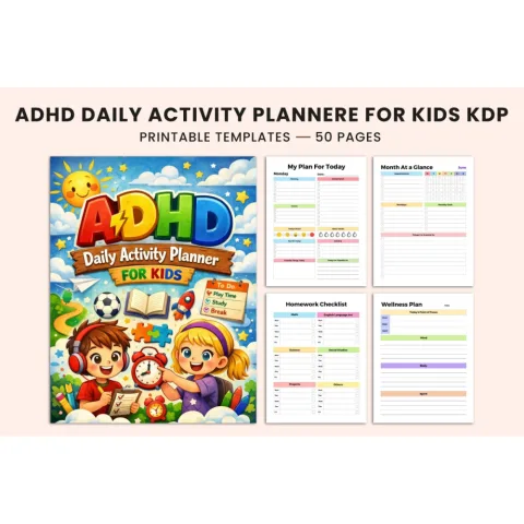 ADHD Daily Activity Planner for Kids
