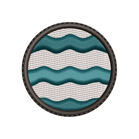Water Sign Embroidery Design