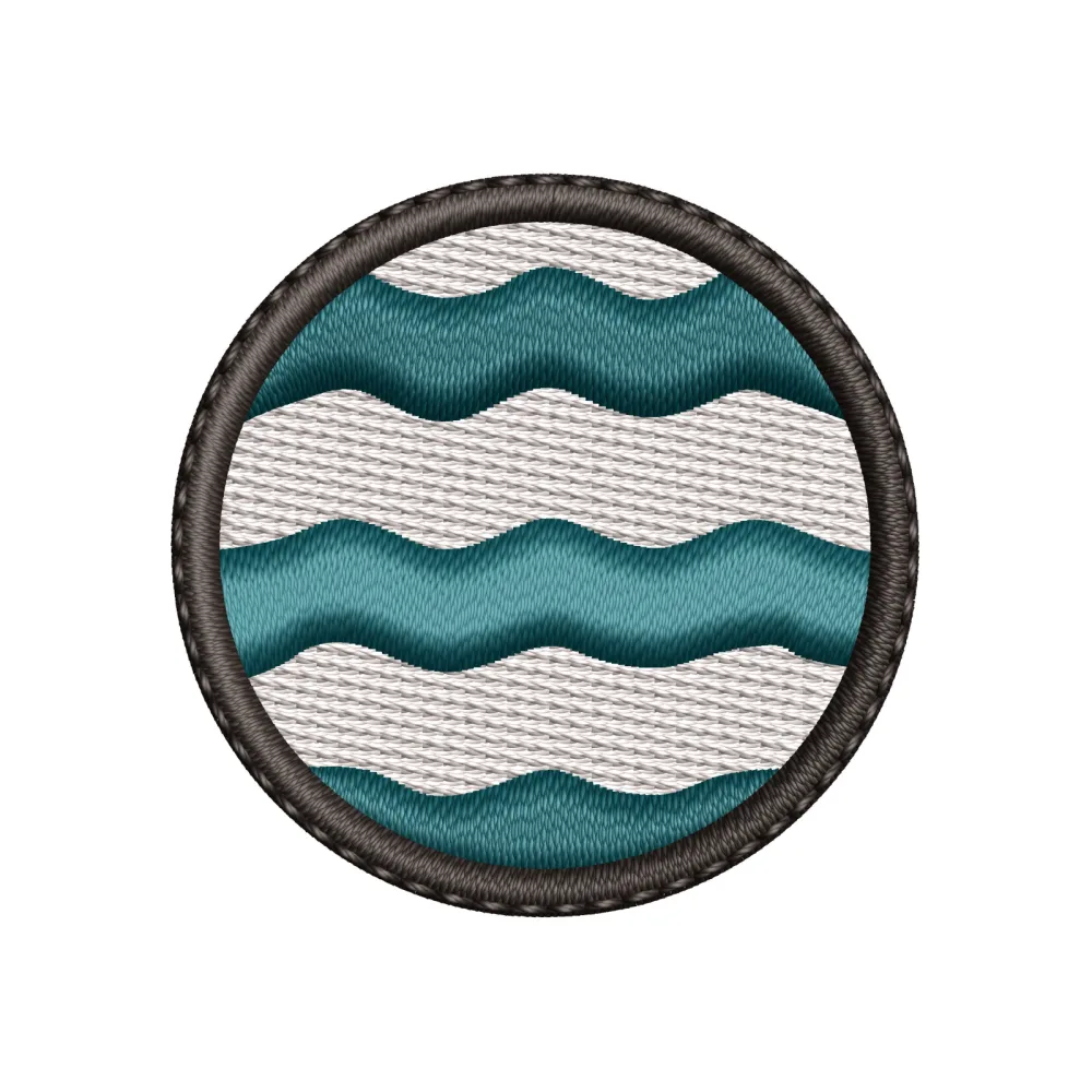 Water Sign Embroidery Design