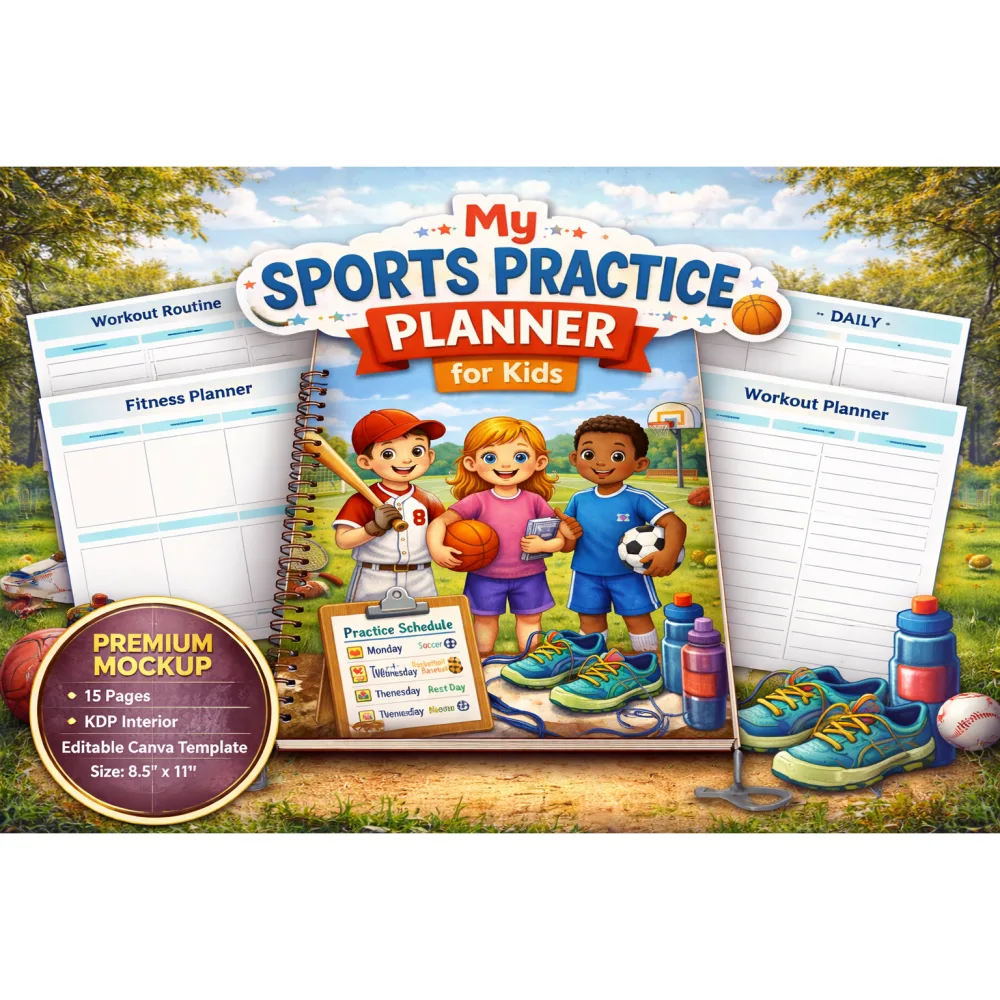 My Sports Practice Planner for Kids